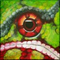 Augenblick eines Pantherchamaeleons Acryl auf Leinwand;
30 x 30 cm